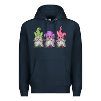 Navy easter gnomes spring Premium Hoodie - Jasminsmagicworld