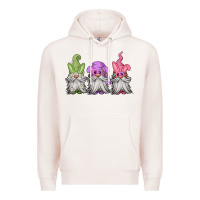 Pale Pink easter gnomes spring Premium Hoodie - Jasminsmagicworld
