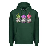 Sports Green easter gnomes spring Premium Hoodie - Jasminsmagicworld
