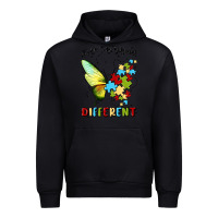 Black it's ok to be different Urban Hoodie - MaliasSmallBusiness