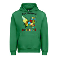 Emerald it's ok to be different Urban Hoodie - MaliasSmallBusiness