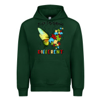 Forest Green it's ok to be different Urban Hoodie - MaliasSmallBusiness