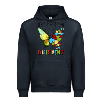 Navy it's ok to be different Urban Hoodie - MaliasSmallBusiness