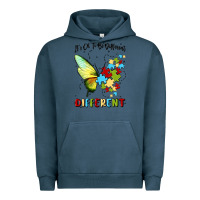 Pigment Midnight Navy it's ok to be different Urban Hoodie - MaliasSmallBusiness