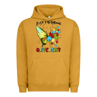 Pigment Peanut Butter it's ok to be different Urban Hoodie - MaliasSmallBusiness