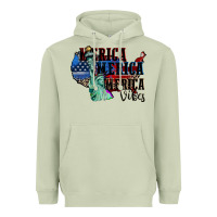 Matcha Merica Merica Merica vibes 4th of july Heavyweight Hoodie - CowGirlArtShop