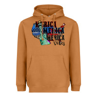 Meerkat Merica Merica Merica vibes 4th of july Heavyweight Hoodie - CowGirlArtShop