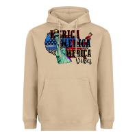 Mushroom Merica Merica Merica vibes 4th of july Heavyweight Hoodie - CowGirlArtShop