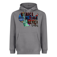 Storm Merica Merica Merica vibes 4th of july Heavyweight Hoodie - CowGirlArtShop