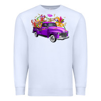 White mardi gras truck king's cake Premium Sweatshirt - FaDigitalArtStudio