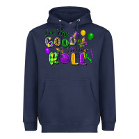 Navy let the good times roll Heavyweight Hoodie - FaDigitalArtStudio