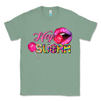 Sage hey sugar valentine's day Classic Tee - FaDigitalArtStudio