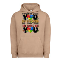 Pigment Burro ı would not change you autism Urban Hoodie - MaliasSmallBusiness