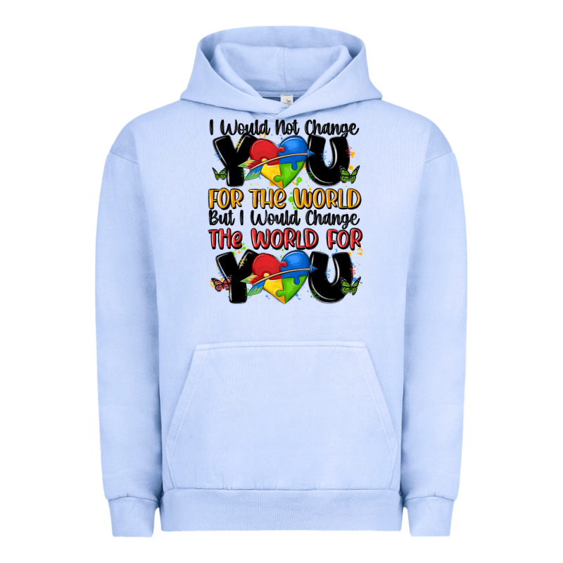 ı Would Not Change You Autism Urban Hoodie by MaliasSmallBusiness | Teevron