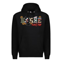 Black western nurse mom Premium Hoodie - BarkalooDesign