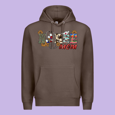 Western Nurse Mom Premium Hoodie Designed By Barkaloodesign