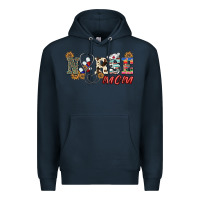 Navy western nurse mom Premium Hoodie - BarkalooDesign