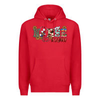 Red western nurse mom Premium Hoodie - BarkalooDesign