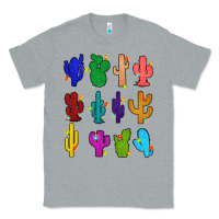 Heather Grey christmas glitter cactus Classic Tee - Zillion Design Studio