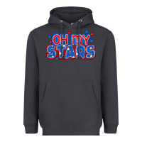 Smoke Oh my stars 4th of july Heavyweight Hoodie - CowGirlArtShop