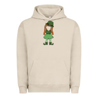 Pigment French Oak leprechaun girl faceless Urban Hoodie - MaliasSmallBusiness