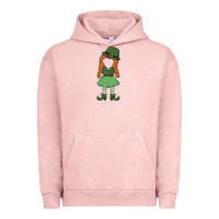 Pigment Salmon leprechaun girl faceless Urban Hoodie - MaliasSmallBusiness