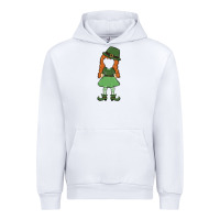 White leprechaun girl faceless Urban Hoodie - MaliasSmallBusiness