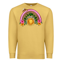 Antique Gold summer sun rainbow Premium Sweatshirt - HRA Design Shop