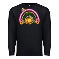 Black summer sun rainbow Premium Sweatshirt - HRA Design Shop