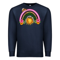 Navy summer sun rainbow Premium Sweatshirt - HRA Design Shop