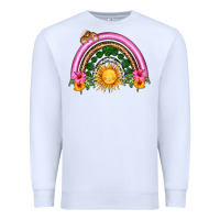 White summer sun rainbow Premium Sweatshirt - HRA Design Shop