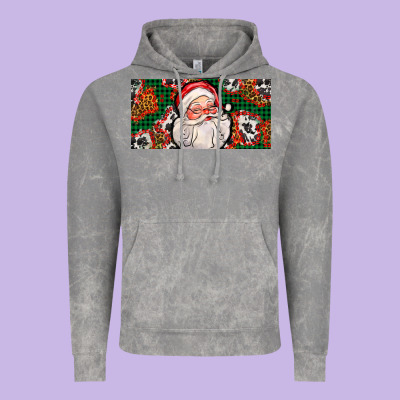 Christmas With Santa Vintage Hoodie Designed By Adodesignshop
