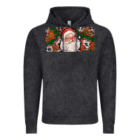 Vintage Black christmas with santa Vintage Hoodie - AdoDesignShop