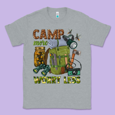 Classic Tee camp more worry less