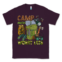 Plum camp more worry less Classic Tee - texasbilliewilder