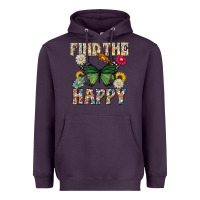 Plum Kind The Happy Heavyweight Hoodie - CowhideDigitalArt