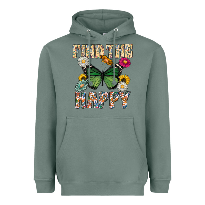 Kind The Happy Heavyweight Hoodie by CowhideDigitalArt | Teevron