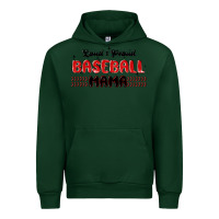 Forest Green loud and proud baseball mama Urban Hoodie - MaliasSmallBusiness