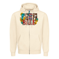 Sandshell farm babe Zipper Hoodie - Zillion Design Studio