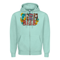Seafoam farm babe Zipper Hoodie - Zillion Design Studio