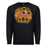 Black mama western Premium Sweatshirt - RacoonDesign