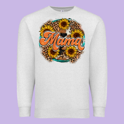 Mama Western Premium Sweatshirt Designed By Racoondesign