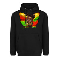 Black juneteenth butterfly black girl Heavyweight Hoodie - HRA Design Shop