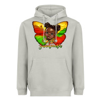 Moon Dust juneteenth butterfly black girl Heavyweight Hoodie - HRA Design Shop