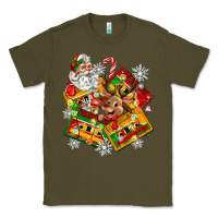 Army Green christmas cassette tapes Classic Tee - Zillion Design Studio