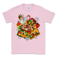 Bubblegum Pink christmas cassette tapes Classic Tee - Zillion Design Studio
