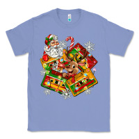 Colony Blue christmas cassette tapes Classic Tee - Zillion Design Studio