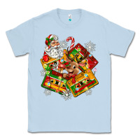 Dusty Blue christmas cassette tapes Classic Tee - Zillion Design Studio