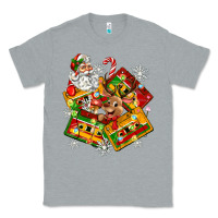 Heather Grey christmas cassette tapes Classic Tee - Zillion Design Studio