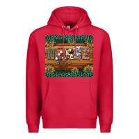 Cardinal western nurse glitter leopard sunflowers Premium Hoodie - BarkalooDesign